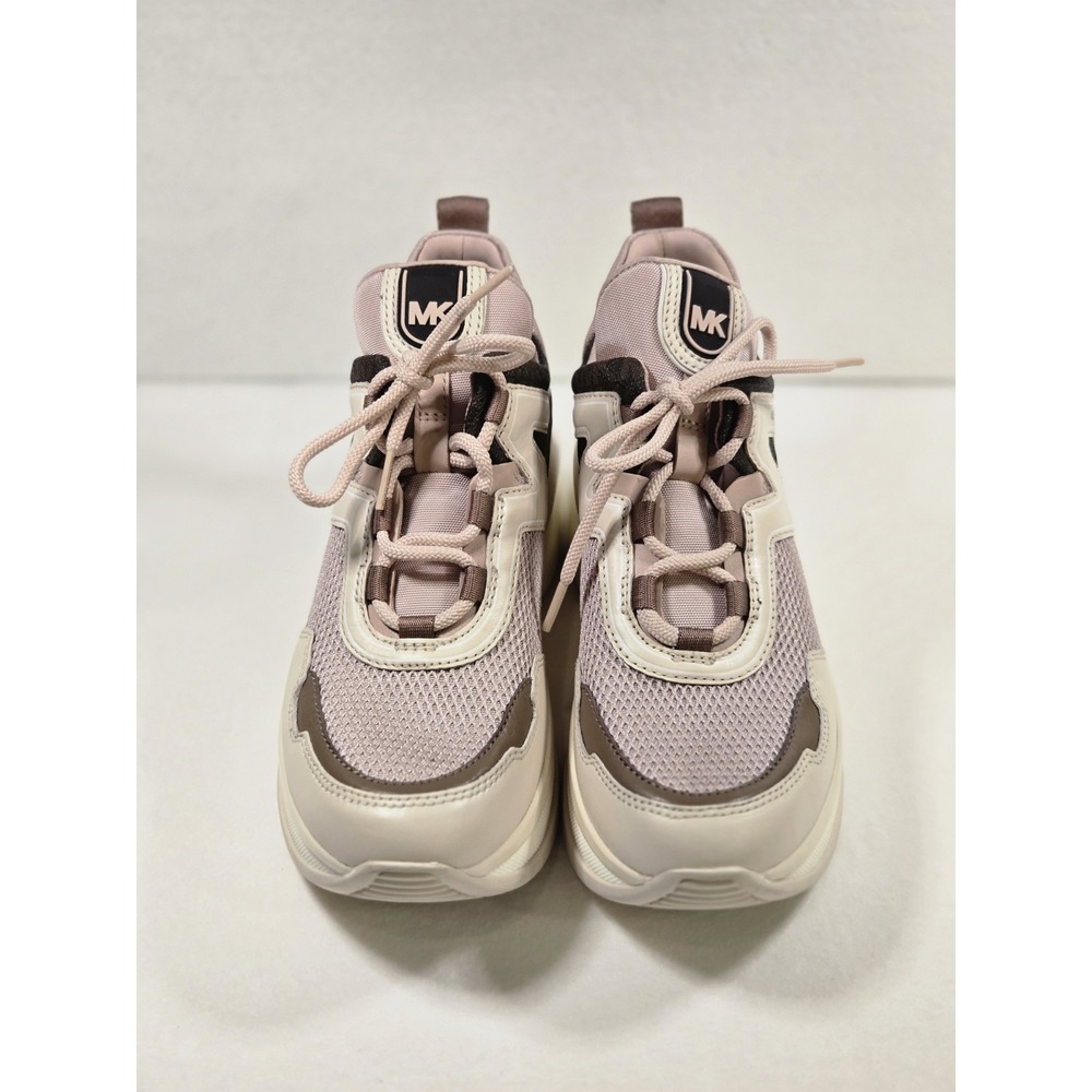 Michael Kors‎ Women's Olympia Trainer Sneakers Fawn And Gold 7.5W - Picture 2 of 6